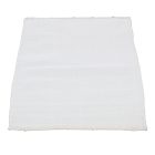 Covor de cârpe 126x73 alb covor de cârpe din bumbac