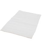 Covor de cârpe 126x73 alb covor de cârpe din bumbac