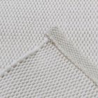 Covor de cârpe 135x73 alb covor de cârpe din bumbac