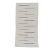 Covor de cârpe 70x137 alb covor de cârpe din bumbac