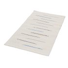 Covor de cârpe 70x129 alb covor de cârpe din bumbac