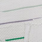 Covor de cârpe 70x130 alb covor de cârpe din bumbac