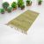 Covor cârpă 80x270 covor traversă din bumbac verde