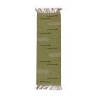 Covor cârpă 80x270 covor traversă din bumbac verde