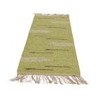 Covor cârpă 80x270 covor traversă din bumbac verde