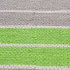 Covor de cârpe 68x131 verde-gri covor de cârpe din bumbac