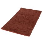 Covor de cârpe 126x70 pufos maro covor de cârpe din bumbac
