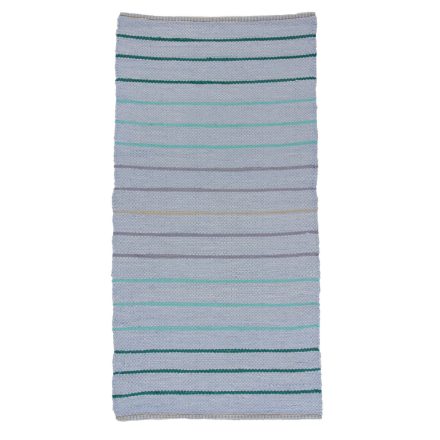 Covor de cârpe 80x149 albastru covor de cârpe din bumbac