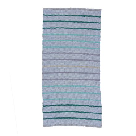 Covor de cârpe 60x118 albastru covor de cârpe din bumbac