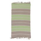 Covor de cârpe 70x128 verde-maro covor de cârpe din bumbac