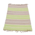 Covor de cârpe 70x128 verde-maro covor de cârpe din bumbac