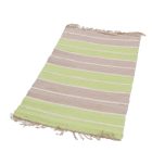 Covor de cârpe 70x128 verde-maro covor de cârpe din bumbac