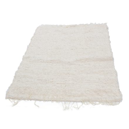 Covor pufos bej 122x162 covor de cârpă moale din fibre lungi