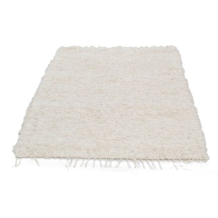 Covor pufos bej 121x167 covor de cârpă moale din fibre lungi