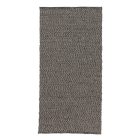 Covor gri din lână Rustic 72x143 covor țesut groasă
