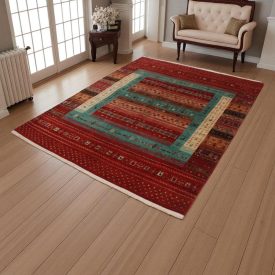 Covor oriental Shawal 172x200 Covor Afgan lucrat manual