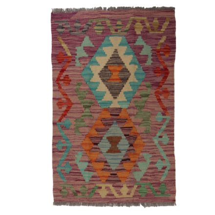 Covor kilim Chobi 91x59 afgane kilim din lână țesut manual 