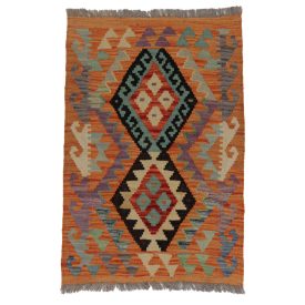   Covor kilim Chobi 95x65 afgane kilim din lână țesut manual 