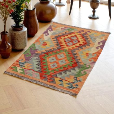 Covor kilim Chobi 96x64 afgane kilim din lână țesut manual 