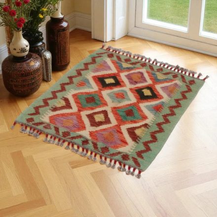 Covor kilim Chobi 60x76 afgane kilim din lână țesut manual 