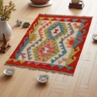 Covor kilim Chobi 67x96 afgane kilim din lână țesut manual 