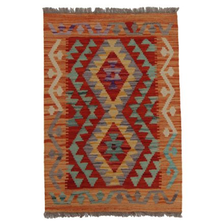 Covor kilim Chobi 90x62 afgane kilim din lână țesut manual 