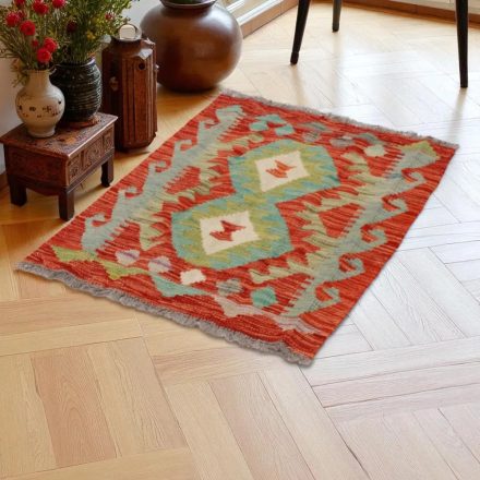 Covor kilim Chobi 87x64 afgane kilim din lână țesut manual 