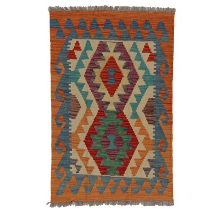 Covor kilim Chobi 63x97 afgane kilim din lână țesut manual 