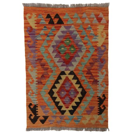 Covor kilim Chobi 95x67 afgane kilim din lână țesut manual 