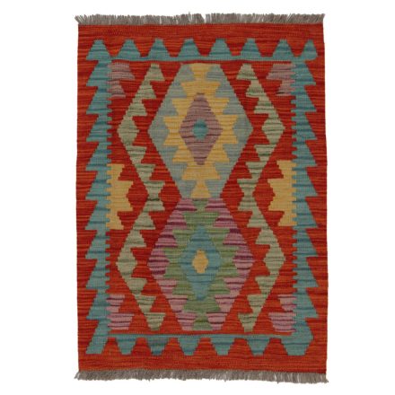 Covor kilim Chobi 90x66 afgane kilim din lână țesut manual 