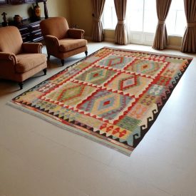   Covor Kilim afgan Chobi 248x176 covor țesut manual din lână