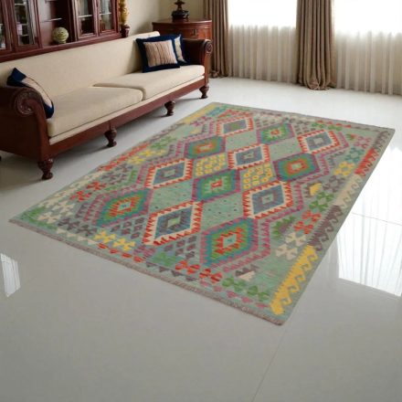 Covor kilim Chobi 172x243 kilim din lână țesut manual