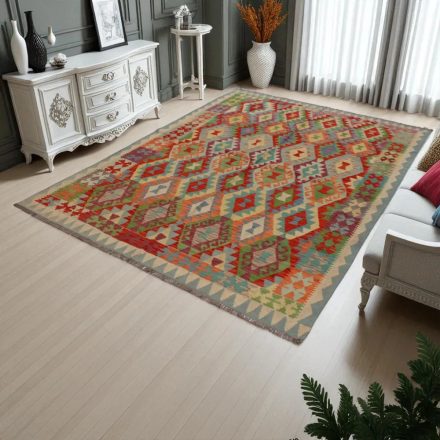 Covor kilim Chobi 174x237 kilim din lână țesut manual