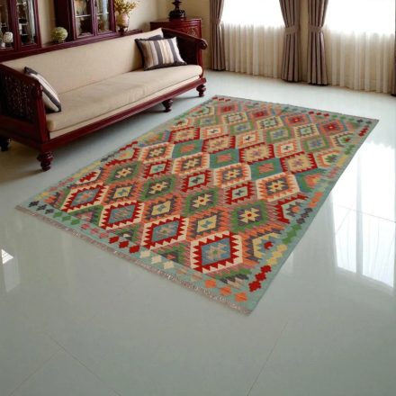 Covor kilim Chobi 174x250 kilim din lână țesut manual