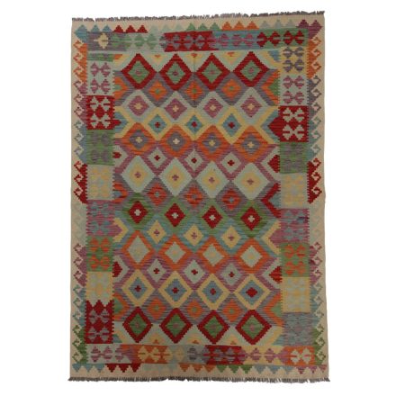 Covor kilim Chobi 241x174 afgane kilim din lână țesut manual 