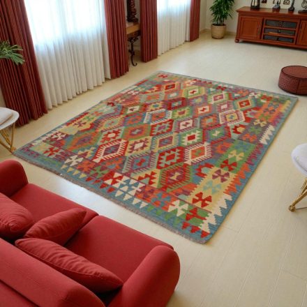 Covor kilim Chobi 182x234 kilim din lână țesut manual