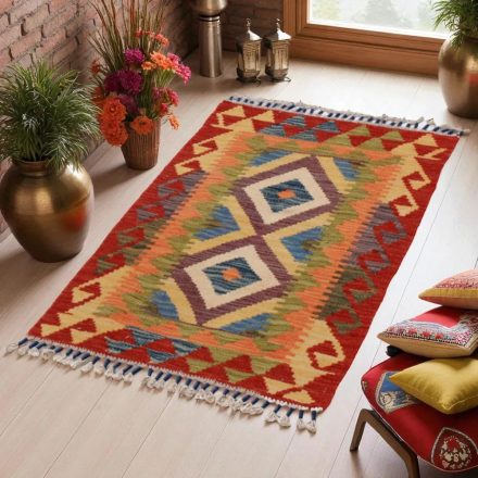 Covor kilim Chobi 93x51 afgane kilim din lână țesut manual 
