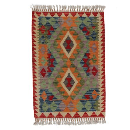 Covor kilim Chobi 92x64 afgane kilim din lână țesut manual 