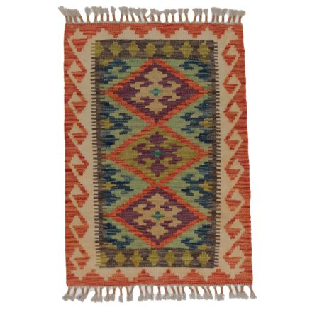 Covor kilim Chobi 85x60 afgane kilim din lână țesut manual 