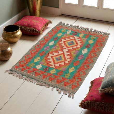 Covor kilim Chobi 98x64 afgane kilim din lână țesut manual 