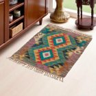 Covor kilim Chobi 79x62 afgane kilim din lână țesut manual 