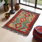 Covor kilim Chobi 59x91 afgane kilim din lână țesut manual 