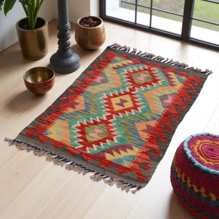 Covor kilim Chobi 59x91 afgane kilim din lână țesut manual 