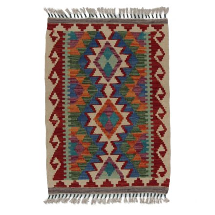 Covor kilim Chobi 92x58 afgane kilim din lână țesut manual 