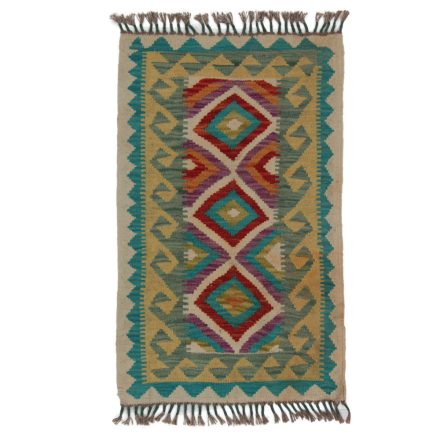 Covor kilim Chobi 95x59 afgane kilim din lână țesut manual 