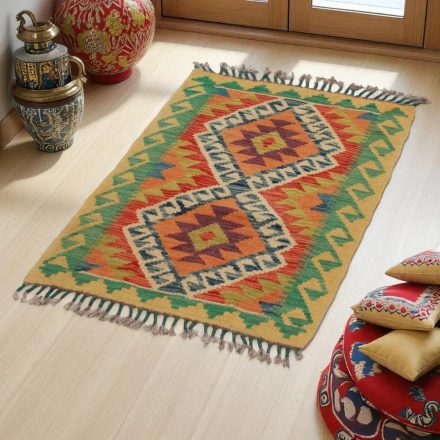 Covor kilim Chobi 80x62 afgane kilim din lână țesut manual 
