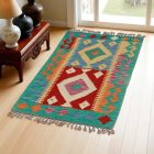 Covor kilim Chobi 58x94 afgane kilim din lână țesut manual 