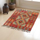 Covor kilim Chobi 81x59 afgane kilim din lână țesut manual 
