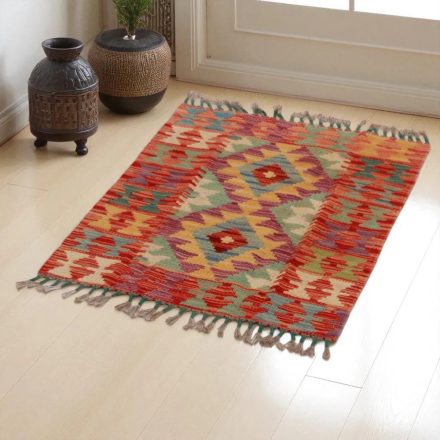 Covor kilim Chobi 81x59 afgane kilim din lână țesut manual 