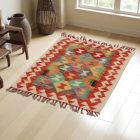 Covor kilim Chobi 82x60 afgane kilim din lână țesut manual 